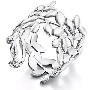 Tiffany & Co. Silver Leaf Ring